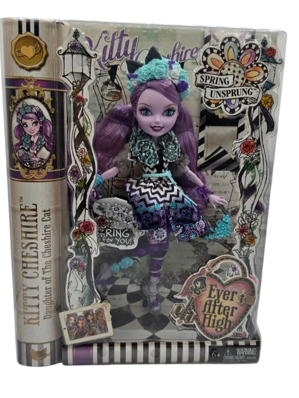 2014 Ever After High “Spring Unsprung Kitty Cheshire” #CGW28 *NRFB*